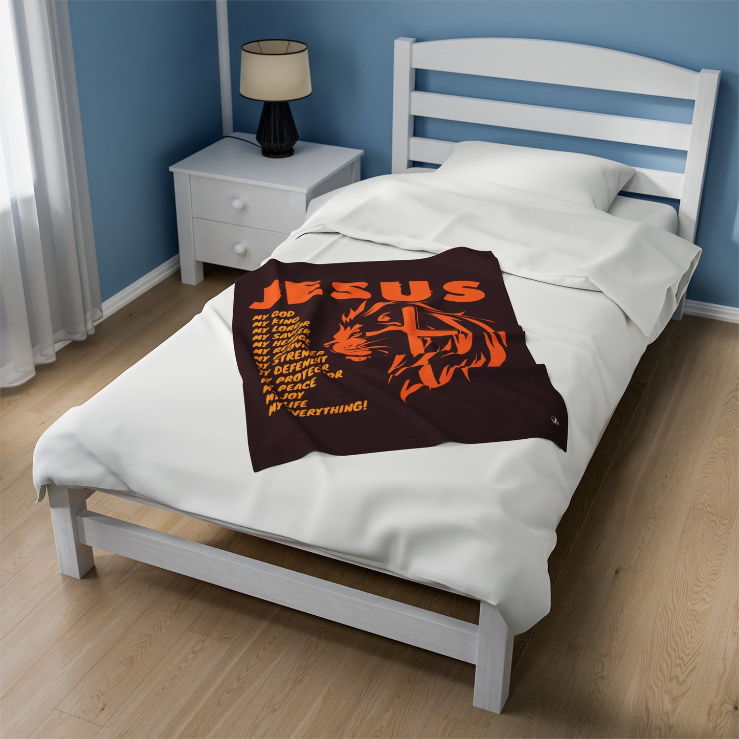 Plush Blanket - Jesus My... (Burgundy)