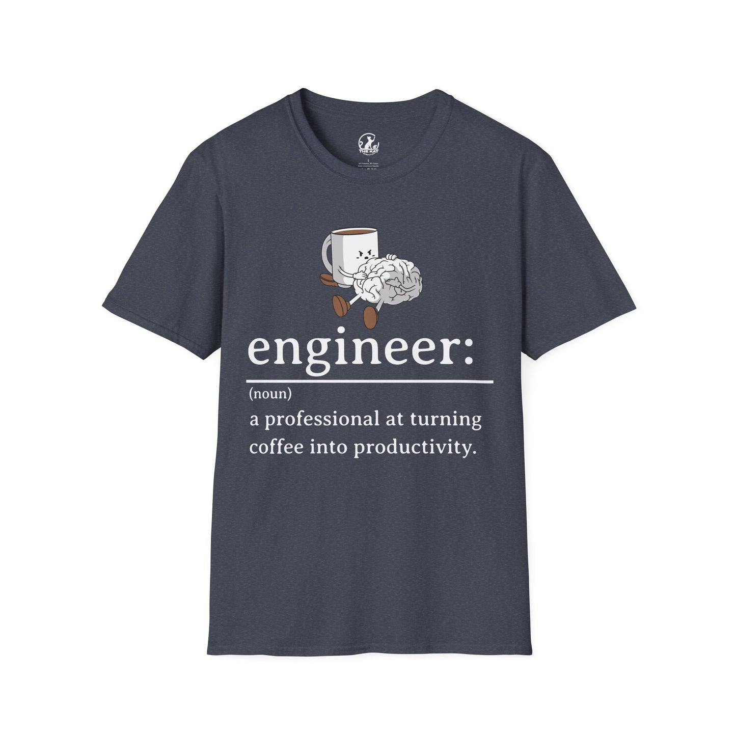 T-Shirt - engineer: " a professional at turning coffee into productivity"