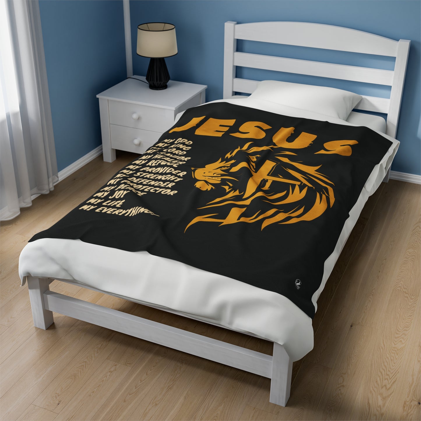 Plush Blanket - Jesus My... (Black)