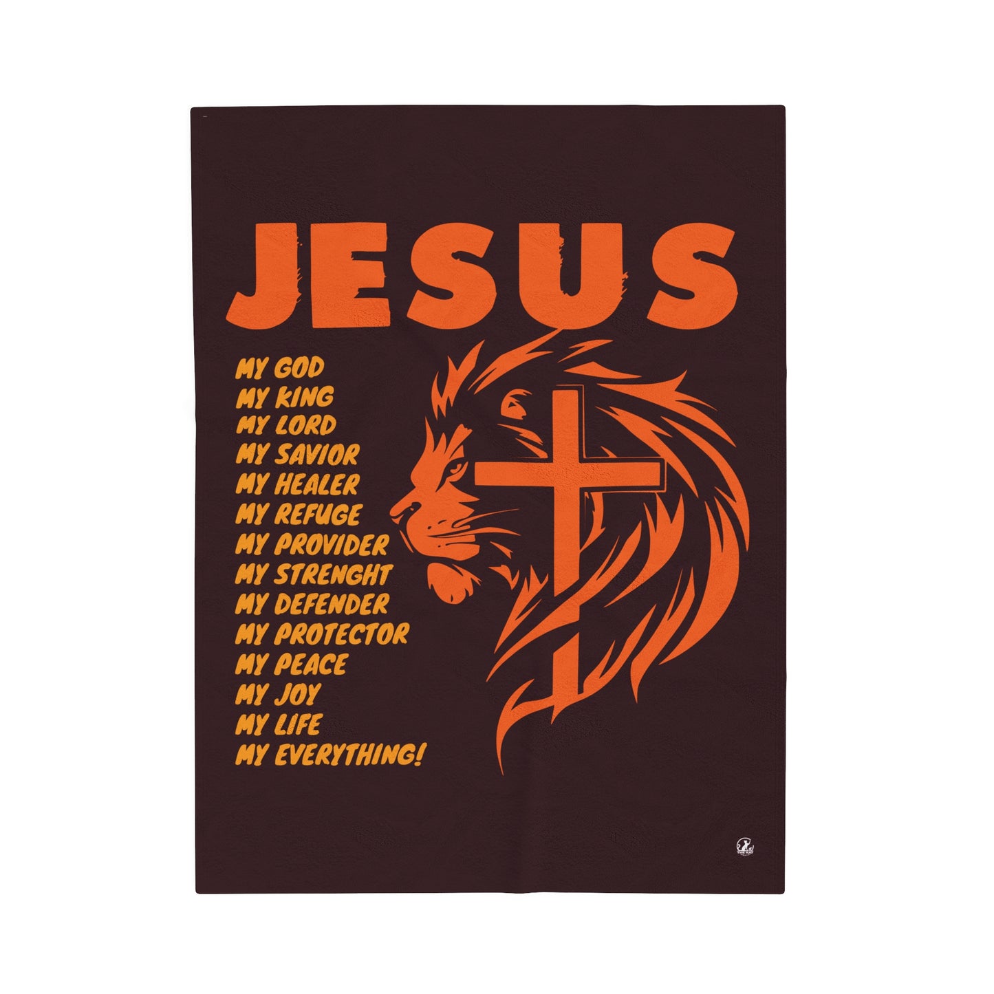 Plush Blanket - Jesus My... (Burgundy)