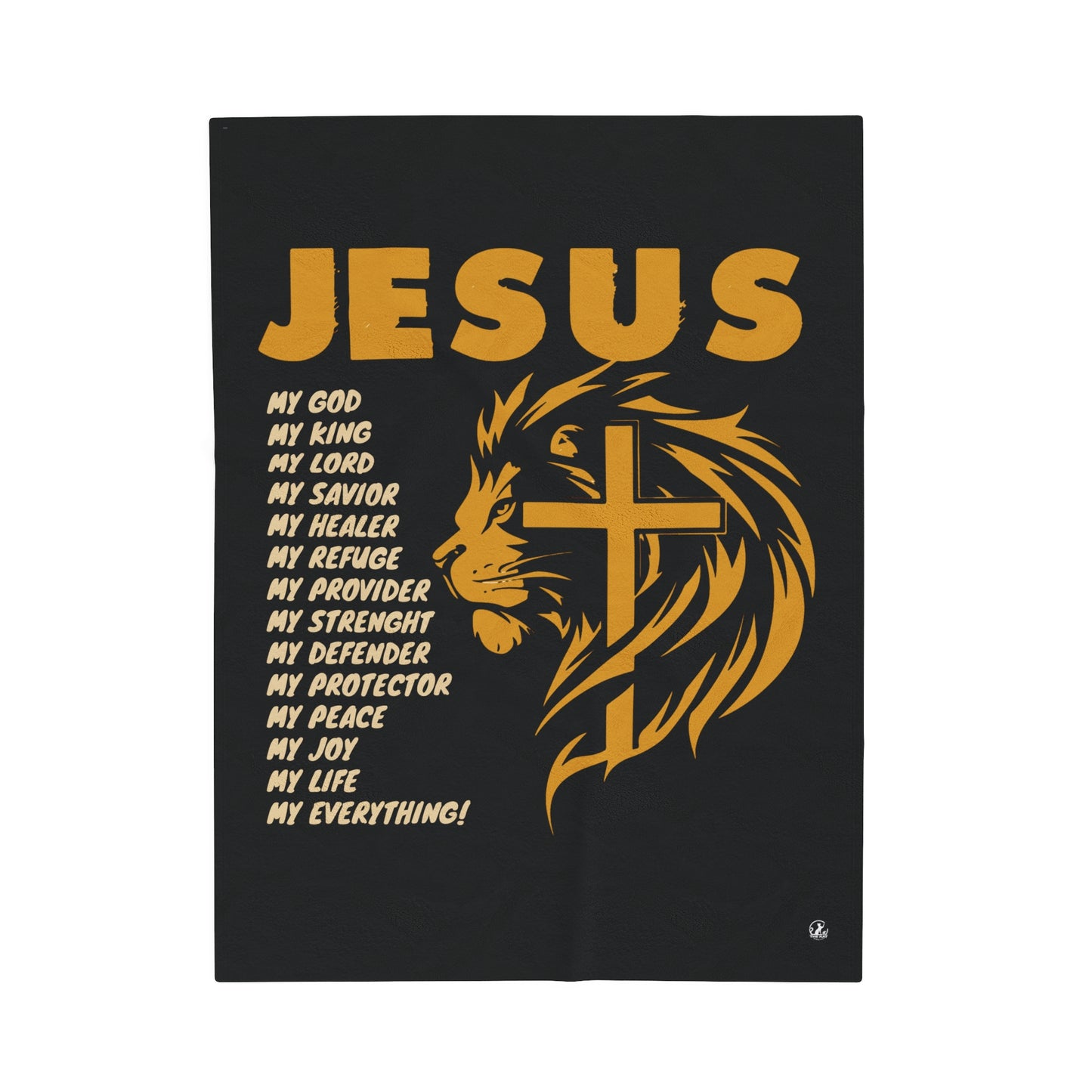 Plush Blanket - Jesus My... (Black)