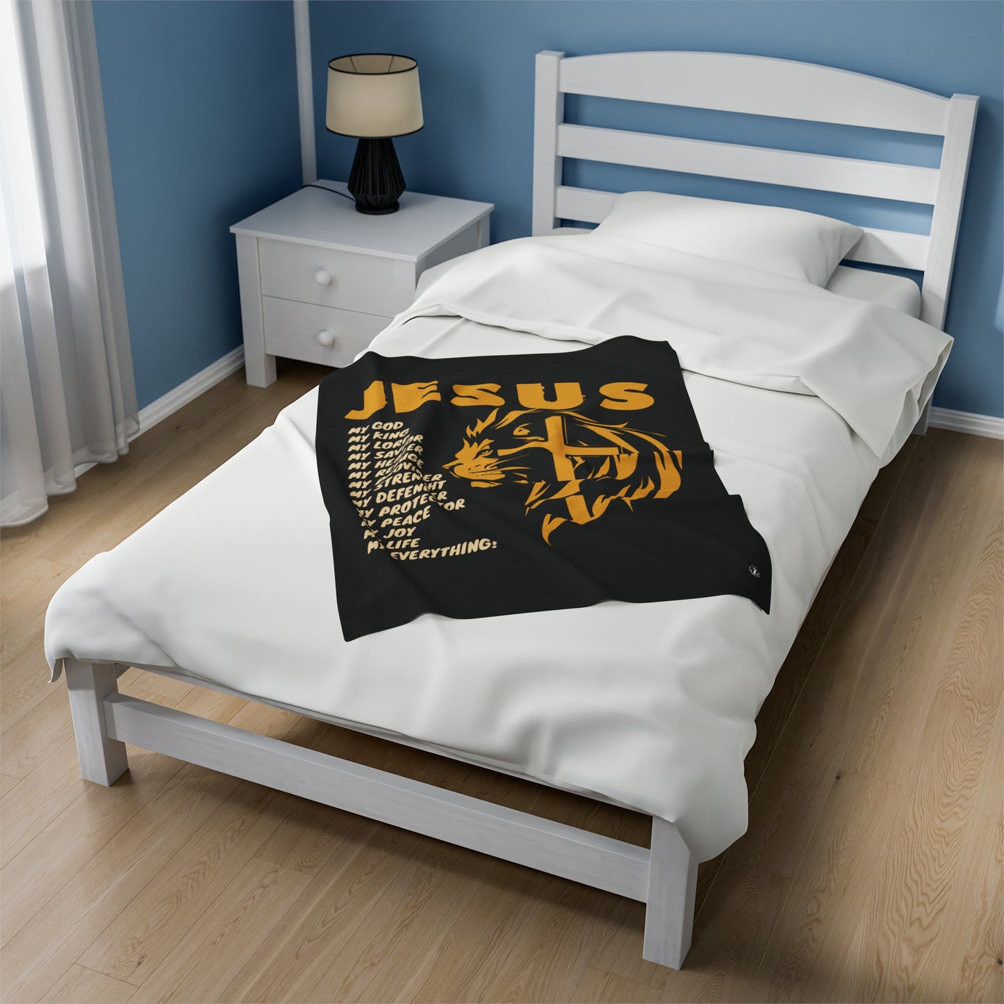 Plush Blanket - Jesus My... (Black)