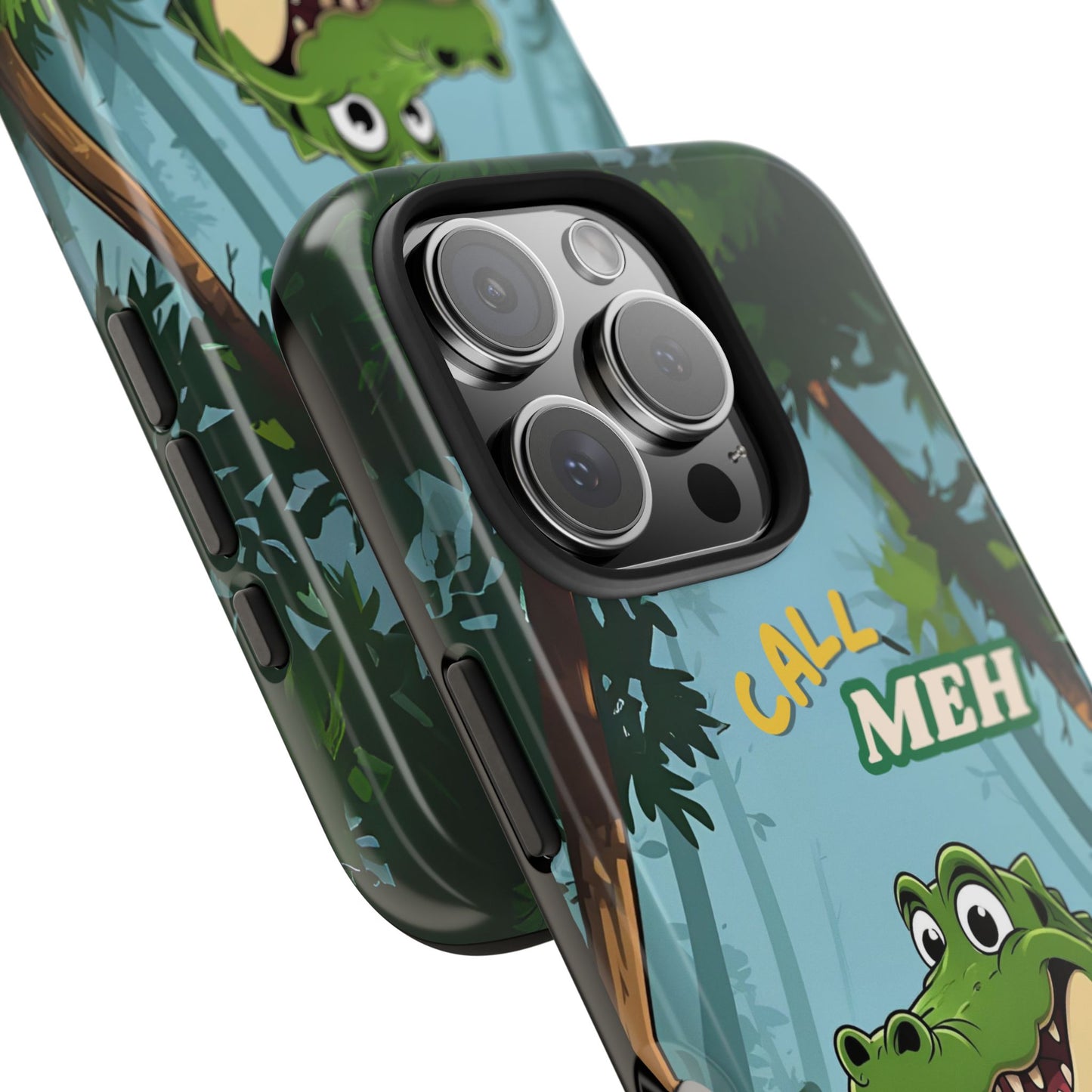 Playful Alligator Phone Case | Unique Tough Protector for Kids & Adults | Fun Jungle Design, Gift for Holidays & Birthdays