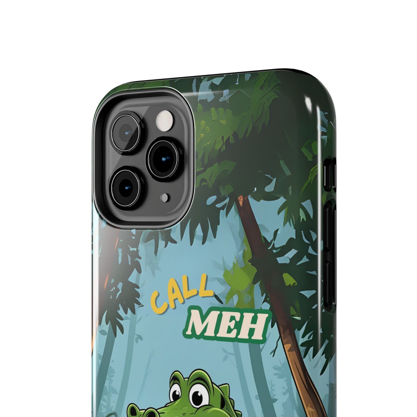Playful Alligator Phone Case | Unique Tough Protector for Kids & Adults | Fun Jungle Design, Gift for Holidays & Birthdays