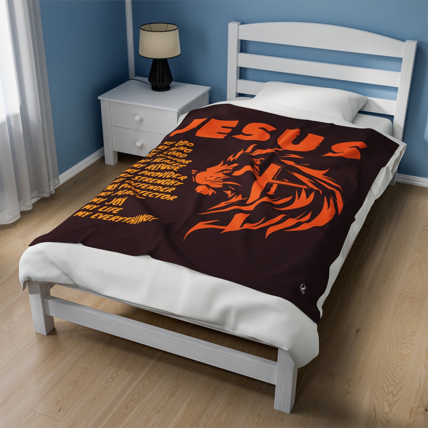 Plush Blanket - Jesus My... (Burgundy)