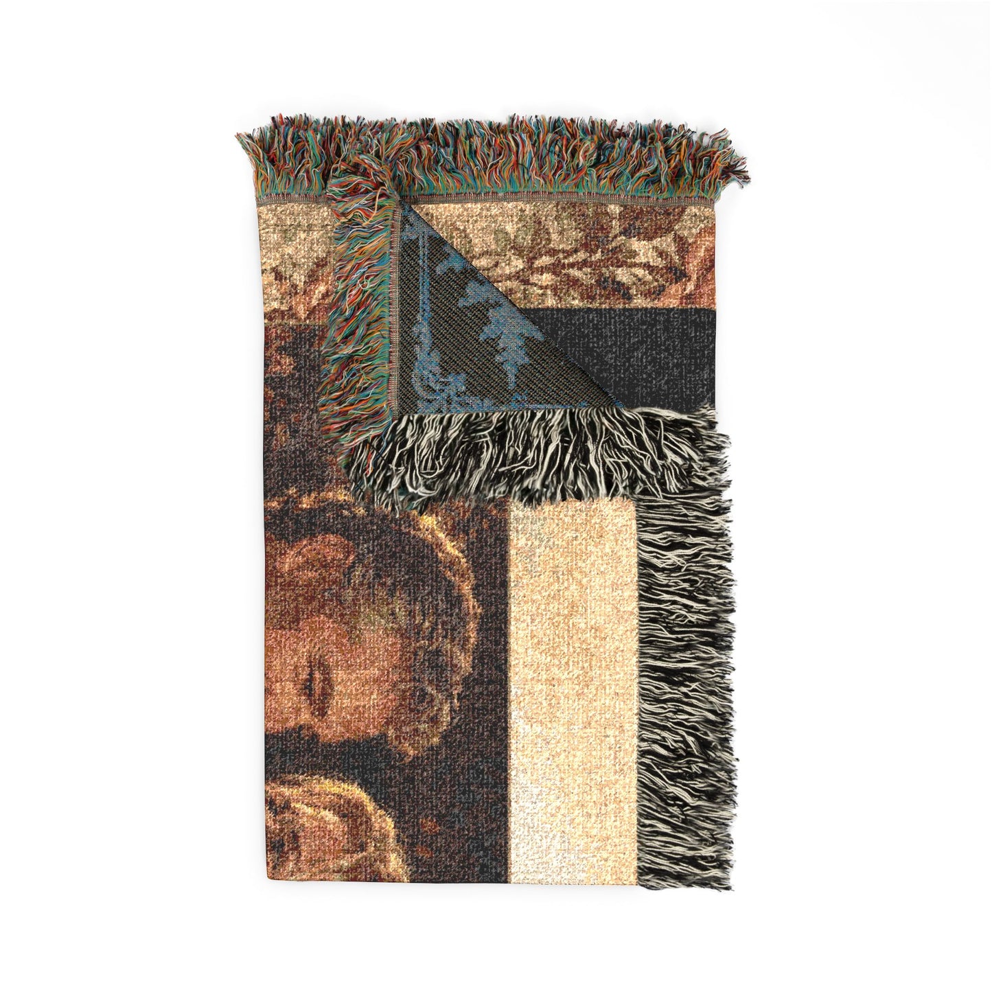 Personalized Anniversary Photo Woven Blanket | Custom Couple Portrait Gift