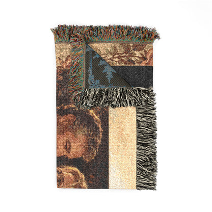 Personalized Anniversary Photo Woven Blanket | Custom Couple Portrait Gift