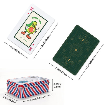 Custom Logo Playing Cards with Tin Case | Standard Corporate Deck