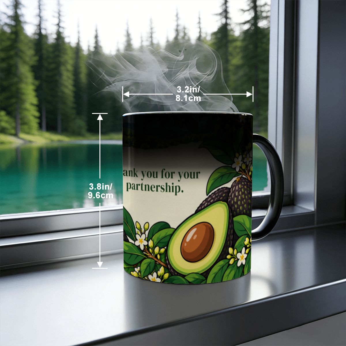 Personalized Magic Mug 11 oz | Custom Logo & Message