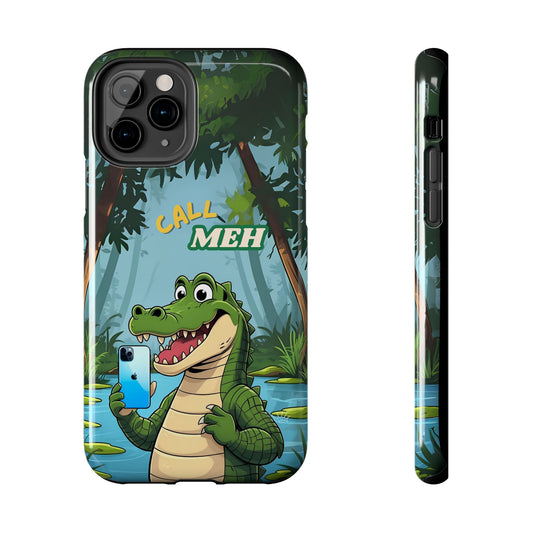 Playful Alligator Phone Case | Unique Tough Protector for Kids & Adults | Fun Jungle Design, Gift for Holidays & Birthdays