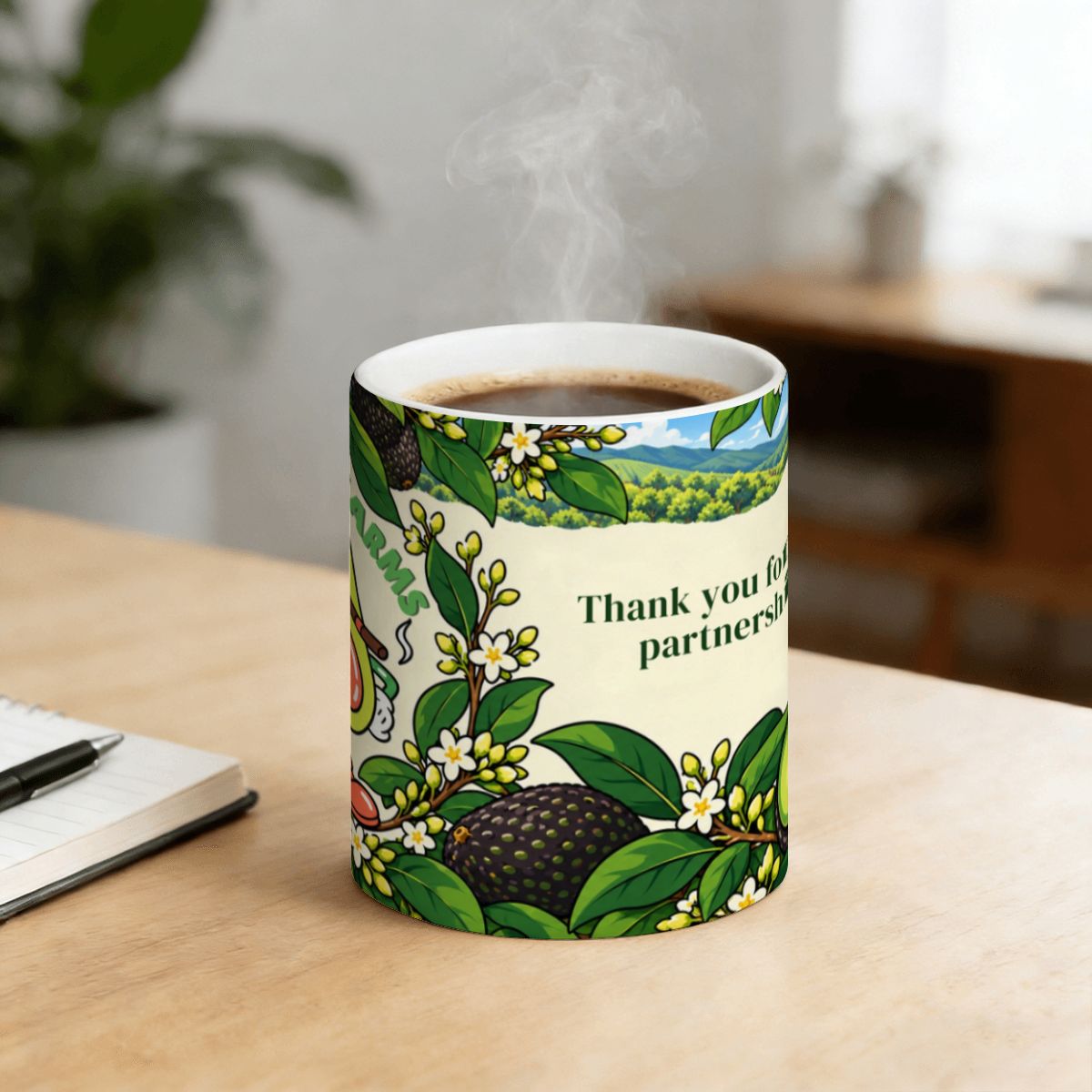 Personalized Magic Mug 11 oz | Custom Logo & Message