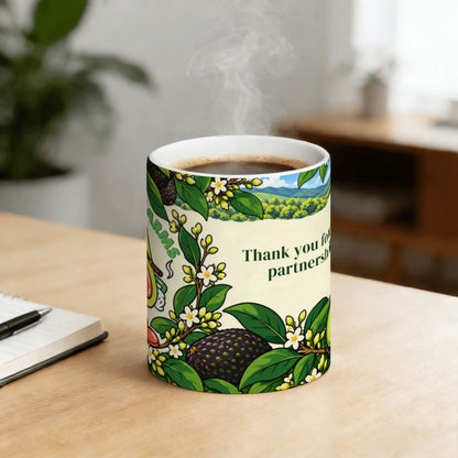 Personalized Magic Mug 11 oz | Custom Logo & Message